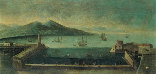 Vista de Argostoli en la isla de Cefalonia, alrededor de finales del siglo XVIII